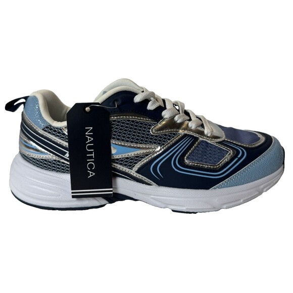 Nautica Womens Size 8.5 Blue Perelto Sneakers Shoes Athletic Walking Jogger - Picture 1 of 12
